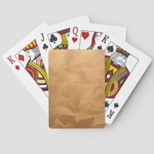 Copper Metallic Hand Brushed Spielkarten