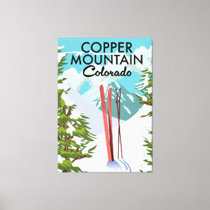 Copper Mountain Colorado Skigebiet Leinwanddruck