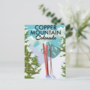 Copper Mountain Colorado Skigebiet Postkarte