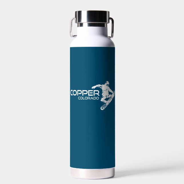 Copper Mountain Colorado Snowboarder Trinkflasche (Vorne)