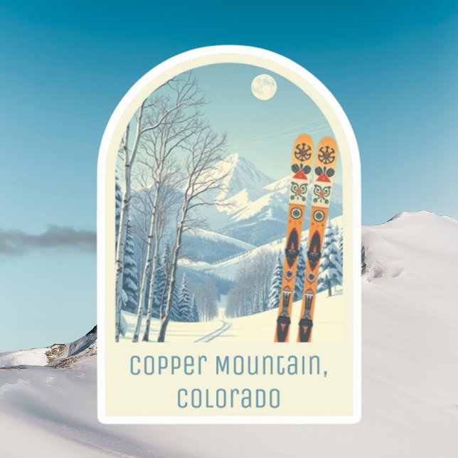 Copper Mountain Colorado Souvenir Skigebiet Aufkleber (Von Creator hochgeladen)