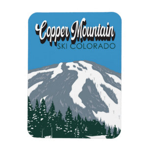 Copper Mountain Ski Area Colorado Vintag Magnet