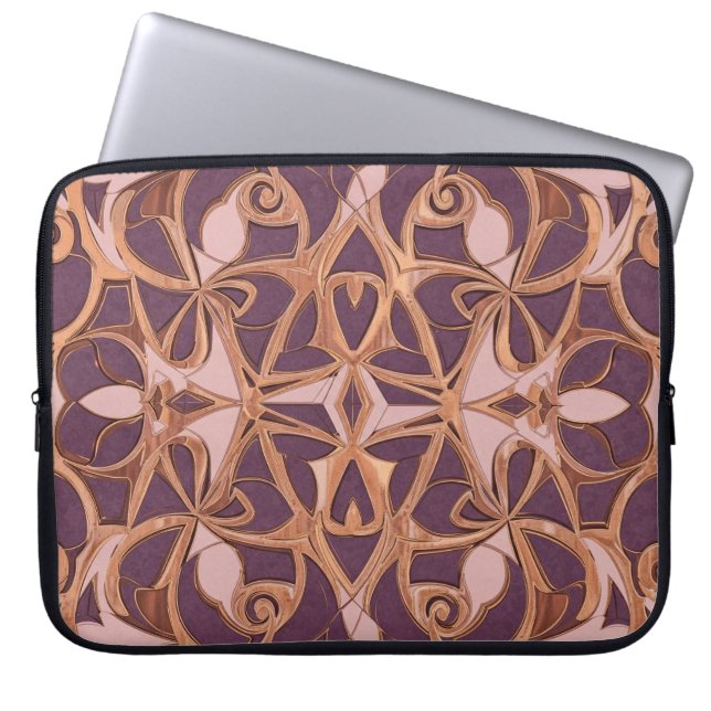 copper purple  laptopschutzhülle (Vorderseite)