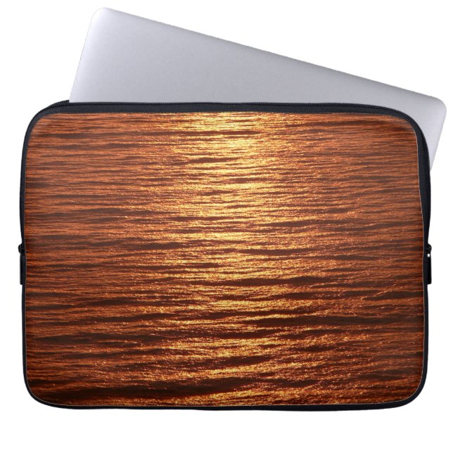 Copper sea pattern laptopschutzhülle (Vorderseite)