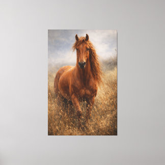 Copper Spirit | Chestnut Horse | Stretched Canvas Leinwanddruck