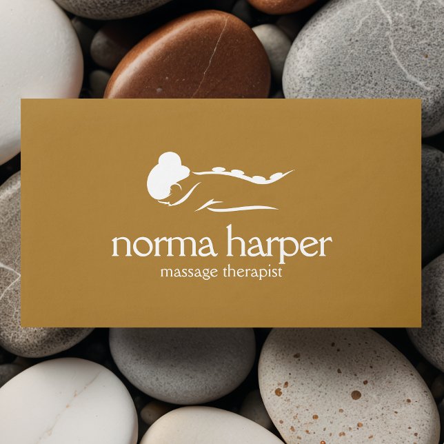 COPPER Stone Massage Therapie Wellness Day Wellnes Visitenkarte (Von Creator hochgeladen)
