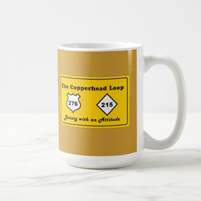 Copperhead Schleifen-Tasse Kaffeetasse (Rechts)