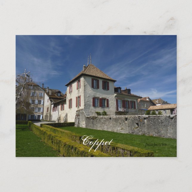 Coppet Postkarte (Vorderseite)