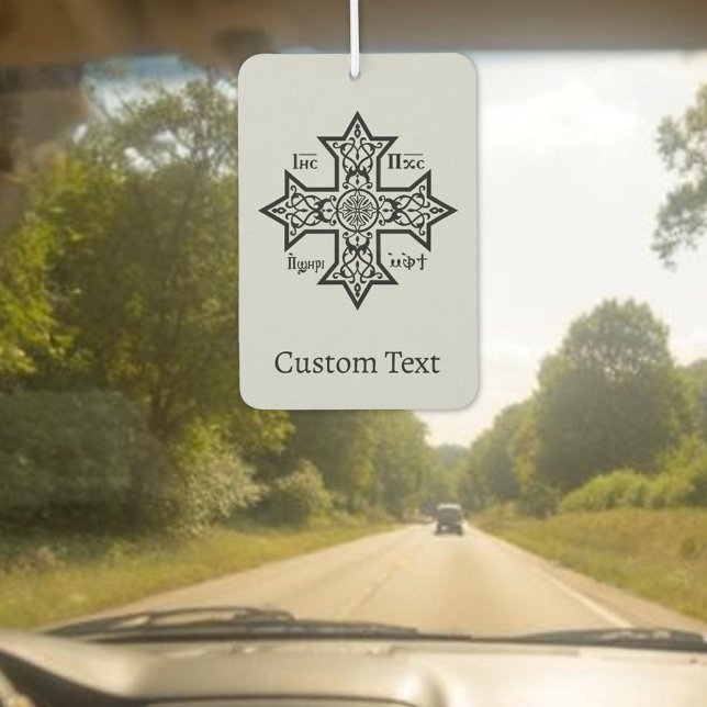 Coptic Cross Autolufterfrischer (Von Creator hochgeladen)