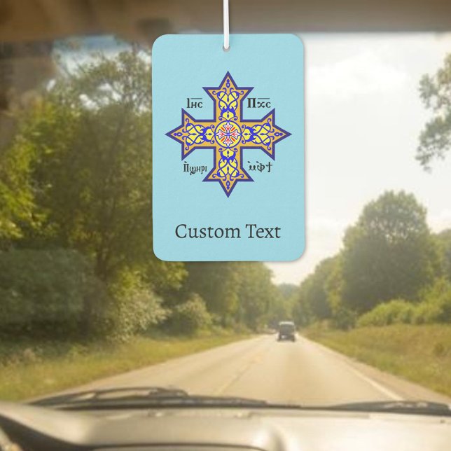 Coptic Cross Autolufterfrischer (Von Creator hochgeladen)