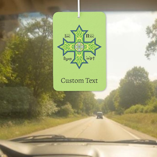 Coptic Cross Autolufterfrischer (Von Creator hochgeladen)