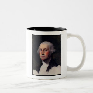 Copy Anthaeneum George Washington, Gilbert Stuart Zweifarbige Tasse