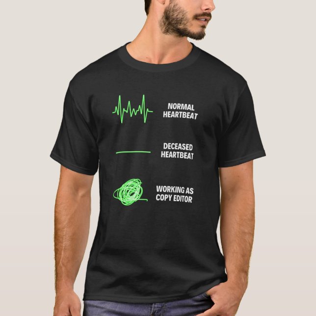 Copy Editor Worker Funny Copy Editor Jobs Premium T-Shirt (Vorderseite)