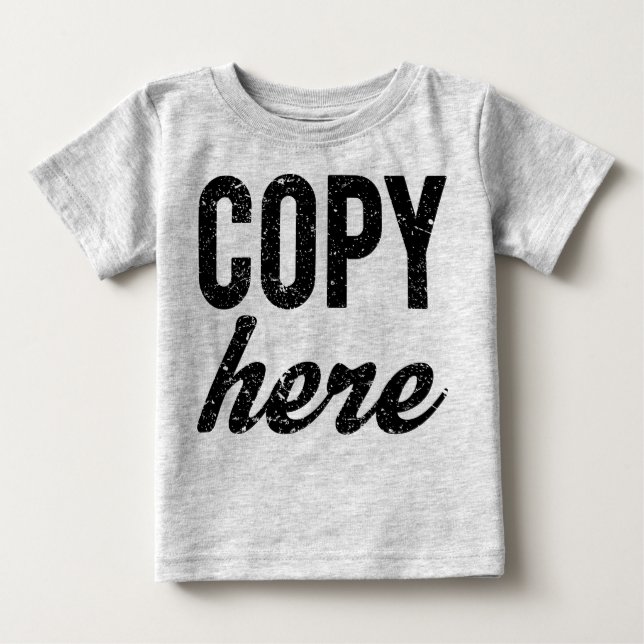 COPY für Copy Paste Twins Baby T-shirt (Vorderseite)