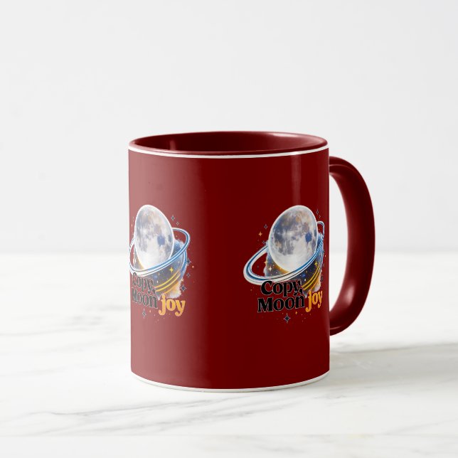 Copy Moon Joy Celestial Planet Graphic MUG Tasse (VorderseiteRechts)
