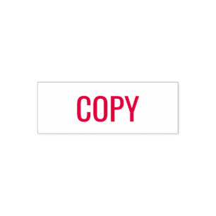 COPY Red Ink Text Business Permastempel