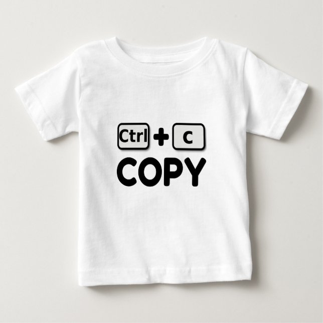 Copy Twins BATTON Baby T-shirt (Vorderseite)