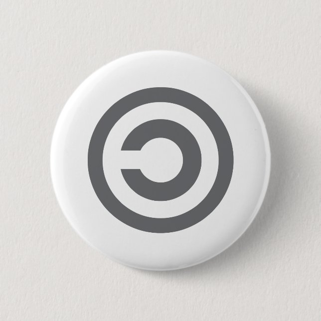 Copyleft - Informationen will frei Button (Vorderseite)