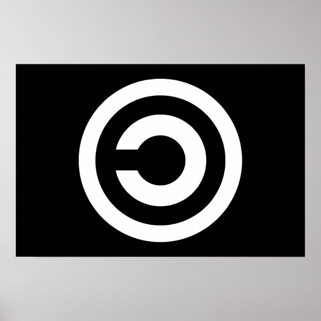 Copyleft - Informationen will frei Poster (Vorne)