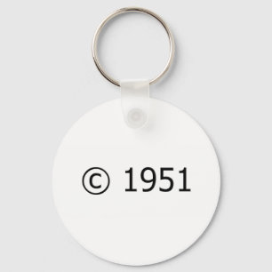Copyright 1951 schlüsselanhänger