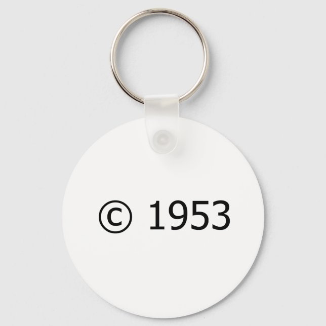 Copyright 1953 schlüsselanhänger (Vorderseite)