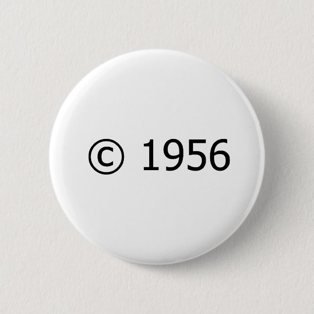 Copyright 1956 button (Vorderseite)