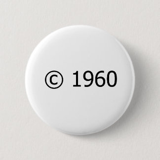 Copyright 1960 button