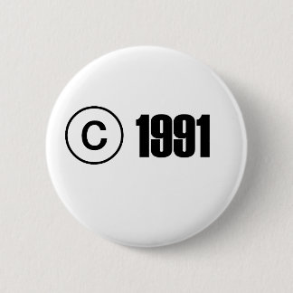 Copyright 1991 button