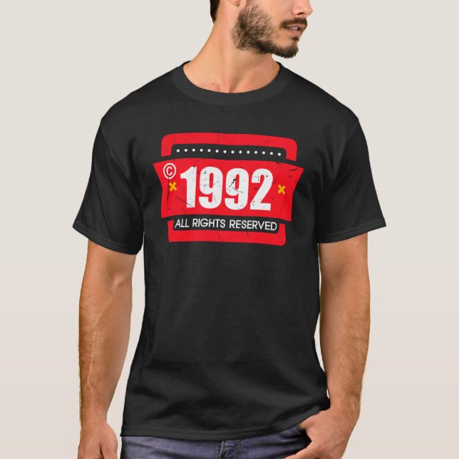 Copyright 1992 All Rights Reserve T-Shirt (Vorderseite)