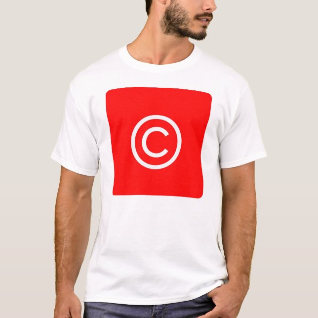 Copyright IOS-Knopf T-Shirt (Vorderseite)