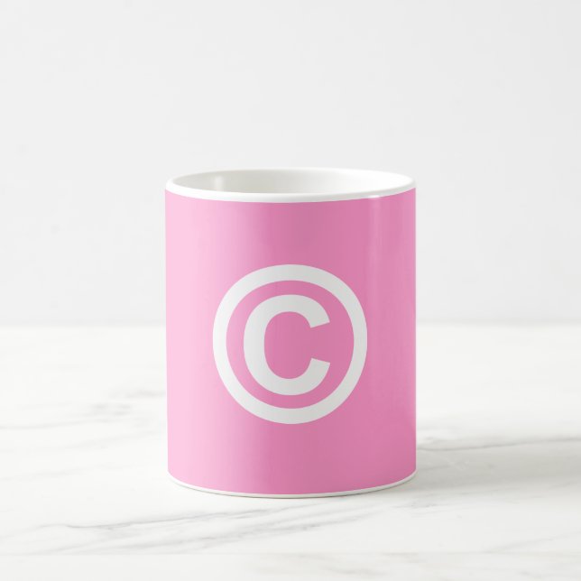 Copyright-Logo-Kaffeetasse Tasse (Mittel)