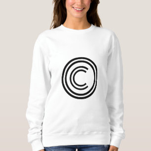 Copyright sign symbol sweatshirt