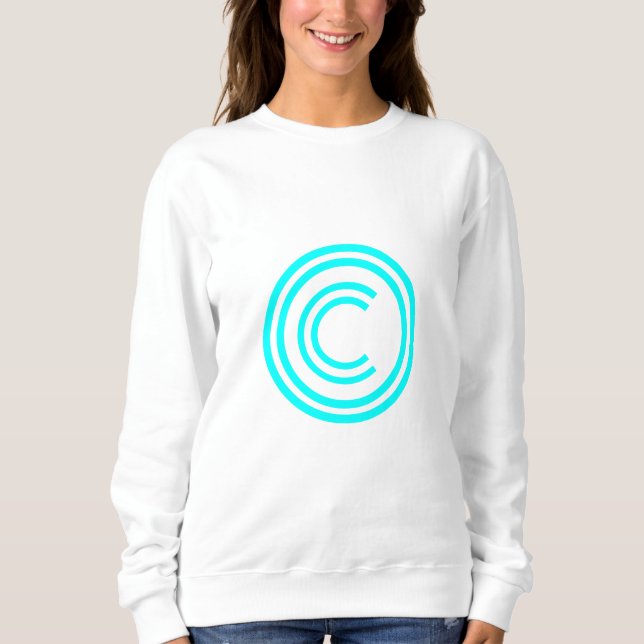 Copyright sign symbol sweatshirt (Vorderseite)