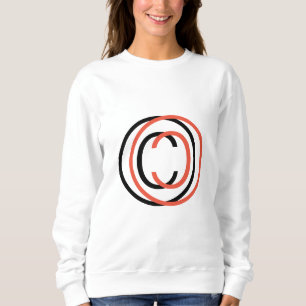 Copyright sign symbol sweatshirt