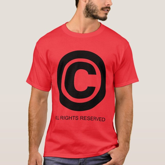 Copyright-Symbol-T - Shirt (Vorderseite)