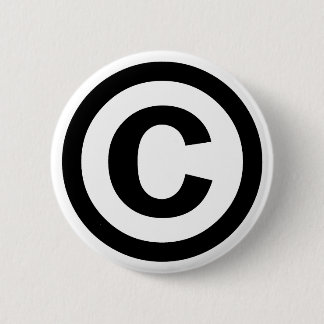 Copyright-Symbol-urheberrechtlich geschütztes Button