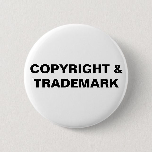 Copyright & Trademark Button (Customize Color!) (Vorderseite)