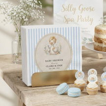 Coquette Alberner Gans Hellblau Gestreifter Babyju