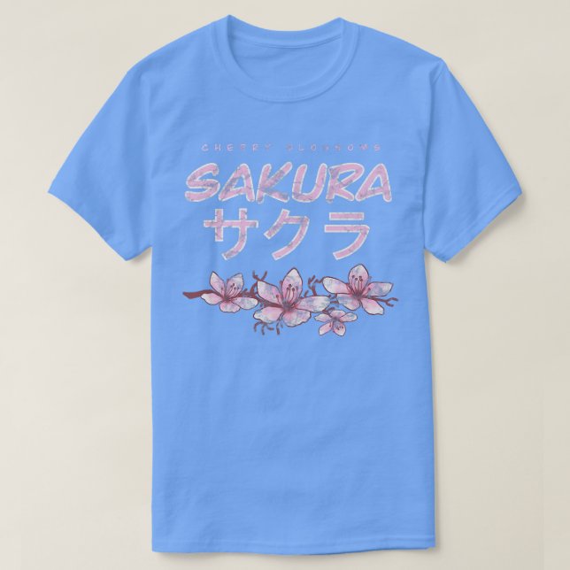Coquette Ästhetische Vintag Sakura Cherry Blossom  T-Shirt (Design vorne)