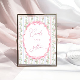 Coquette Baby Duschkarten und Geschenke Poster