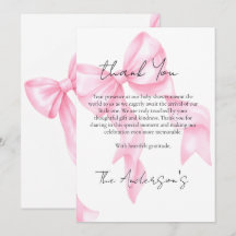 Coquette-Baby-Shower mit rosa Schleife 