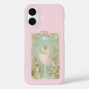 Coquette Ballet iPhone Case - Personalisierter Nam