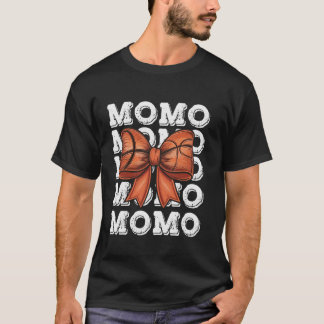 Coquette Basketball MOMO Matching Family Bow T-Shirt
