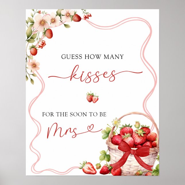 Coquette Berry in der Liebe schätzen, wie viele Kü Poster (Vorne)