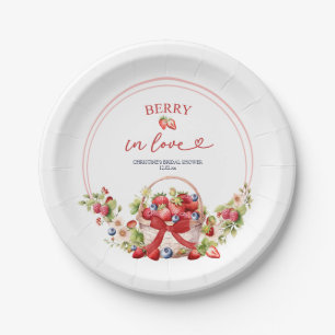 Coquette Berry in Love Brautparty-Papierteller Pappteller