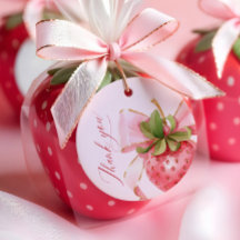 Coquette Berry Sweet Baby Shower Fevor Tags