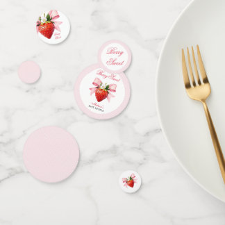 Coquette Berry Sweet Babyparty Konfetti
