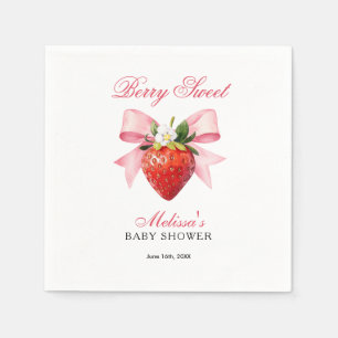 Coquette Berry Sweet Babyparty Serviette