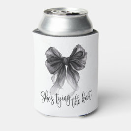 Coquette Black Bow She's Tying the Knot Dosenkühler