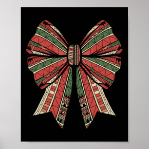 Coquette Black History Month Afroamerikanischer Bo Poster